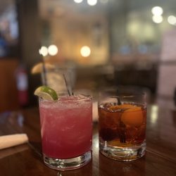 The Tavern Grille - Old fashion and prickly pear margarita