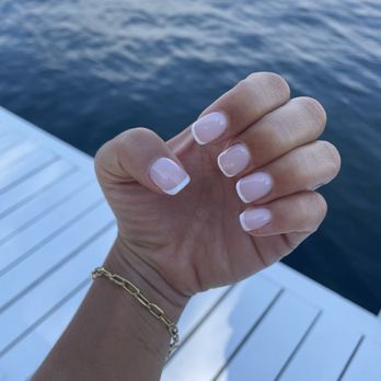 April’s Nail and Spa - Dip French manicure - Nail Salons Near Me - Chicago, Illinois