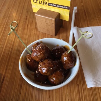 Noodles and Company - Korean Meetballs 10 for 5.99 - Noodles Near Me - Pewaukee, Wisconsin