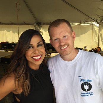 Premier painting & Services - Me and Taniya Nayak on the set of Restaurant Impossible! - Painters Near Me - Muncie, Indiana Premier painting & Services - Me and Taniya Nayak on the set of Restaurant Impossible! - Painters Near Me - Muncie, Indiana