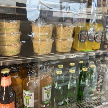 Rock n Roots - Chickpea tuna, juices and water - Salad Near Me - Williston Park, New York