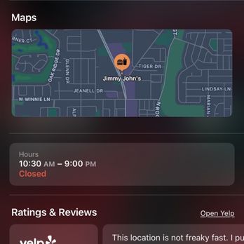 Jimmy John's - North Carson store . False hours of operation . If it's close at 9 why are all lights off at 8:12 ? - Sandwiches Near Me - Carson City, Nevada Jimmy John's - North Carson store . False hours of operation . If it's close at 9 why are all lights off at 8:12 ? - Sandwiches Near Me - Carson City, Nevada