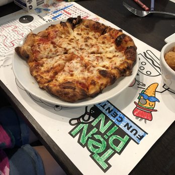 Ten Pin Fun Center - Kids size cheese pizza. - Bowling Near Me - Turlock, California Ten Pin Fun Center - Kids size cheese pizza. - Bowling Near Me - Turlock, California