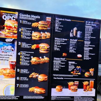 McDonald's - Menu board - Fast Food Near Me - Oak Park, Michigan McDonald's - Menu board - Fast Food Near Me - Oak Park, Michigan
