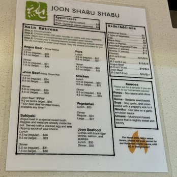 Joon Shabu Shabu - Menu @jhennybventures on ig/tiktok - Hot Pot Near Me - Glendale, California Joon Shabu Shabu - Menu @jhennybventures on ig/tiktok - Hot Pot Near Me - Glendale, California