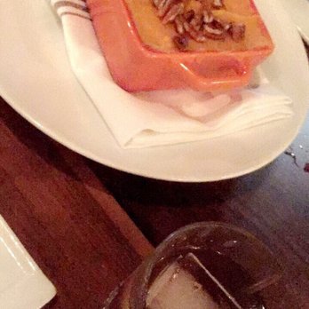 MIA Kitchen & Bar - Fall season sweet potato casserole and their seasonal fall fashion week old fashioned - New American Near Me - Delray Beach, Florida