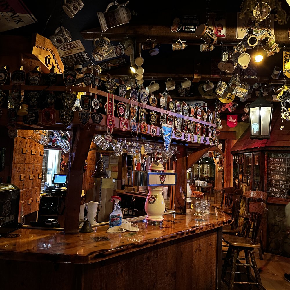 Village Lanterne - Great bar area with many beer choices from Europe and of course, Germany. - German Near Me - Lindenhurst, New York Village Lanterne - Great bar area with many beer choices from Europe and of course, Germany. - German Near Me - Lindenhurst, New York
