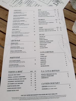Menu photo 1 Port Marina Cape May, NJ Menu photo 1 Port Marina Cape May, NJ