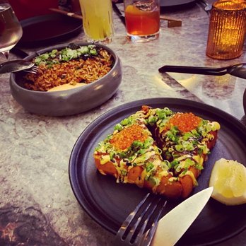 Animae - Tuna Crispy Rice (deconstructed) and Caviar Shrimp Toast - Asian Fusion Near Me - San Diego, California