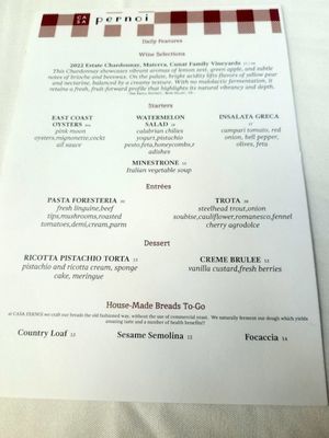 Menu photo 4 Casa Pernoi Birmingham, MI Menu photo 4 Casa Pernoi Birmingham, MI