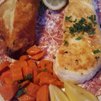 Clementine's Steak House - Halibut dinner!  :) - Steakhouses Near Me - Carpinteria, California