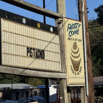 Frosty Cone - Sign with their flavor of the day. - Ice Cream & Frozen Yogurt Near Me - Elizabeth, Pennsylvania