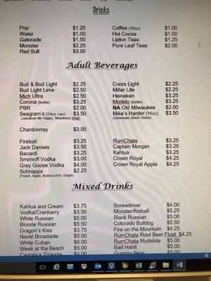 Menu photo 1 On Cue Billiards Owosso, MI