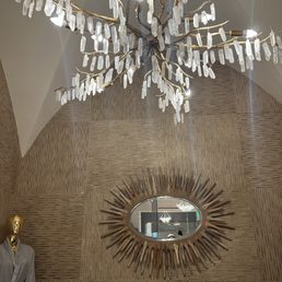 Quartz chandelier