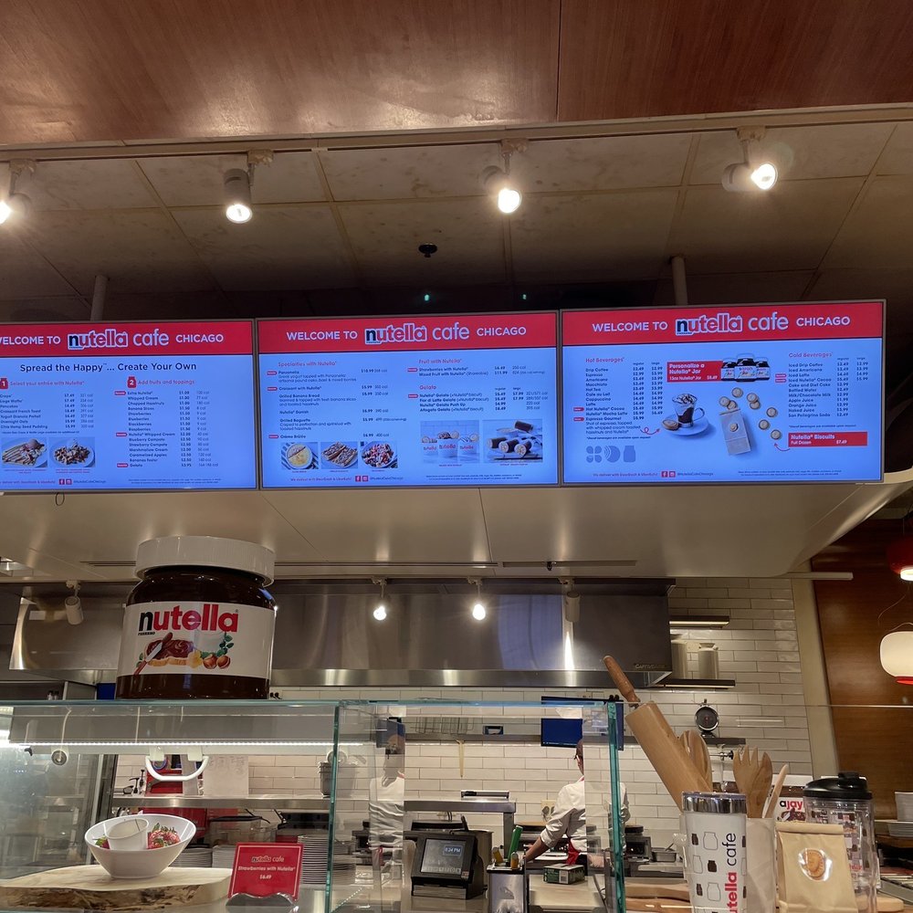 Nutella Cafe - Desserts Near Me - Chicago, Illinois Nutella Cafe - Desserts Near Me - Chicago, Illinois
