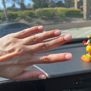 Unique Nail Bar - Short with sparkles! - Nail Salons Near Me - Oceanside, California Unique Nail Bar - Short with sparkles! - Nail Salons Near Me - Oceanside, California