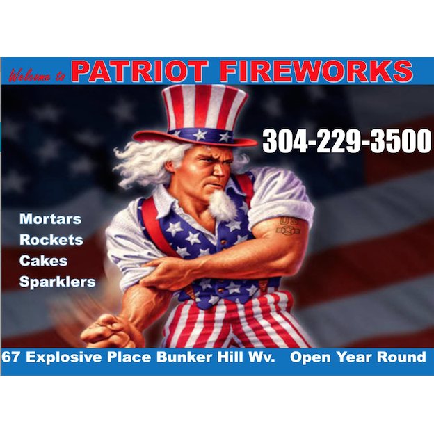 PATRIOT FIREWORKS Updated September 2024 67 Explosive Pl, Bunker