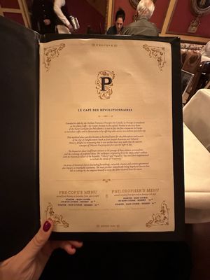 Menu photo 8 Le Procope Paris, 75