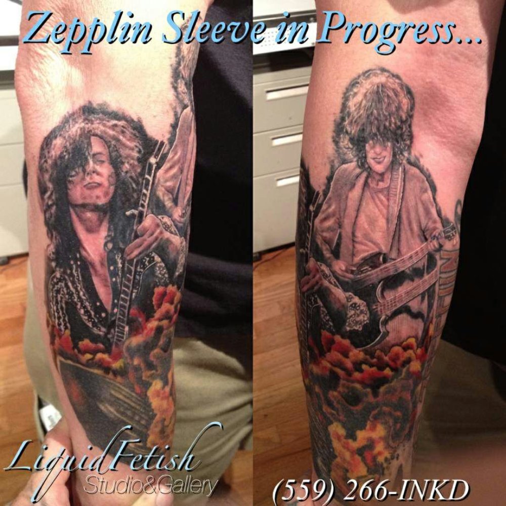 Incomplete Zeppelin tattoo Incomplete Zeppelin tattoo