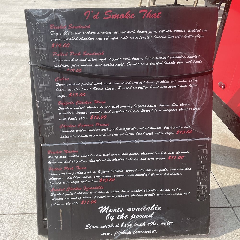 I’d Smoke That - Chicken quesadilla ! - Food Trucks Near Me - Rogers, Arkansas I’d Smoke That - Chicken quesadilla ! - Food Trucks Near Me - Rogers, Arkansas