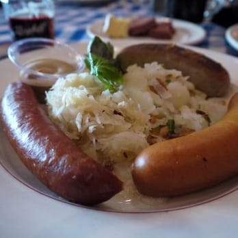 The Berghoff Restaurant - Sausage platter - Bars Near Me - Chicago, Illinois The Berghoff Restaurant - Sausage platter - Bars Near Me - Chicago, Illinois