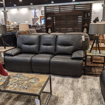 Living Spaces - In store model in black - Furniture Stores Near Me - Pflugerville, Texas