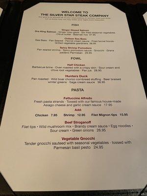 Menu photo 3 Silver Star Steak Company Helena, MT Menu photo 3 Silver Star Steak Company Helena, MT