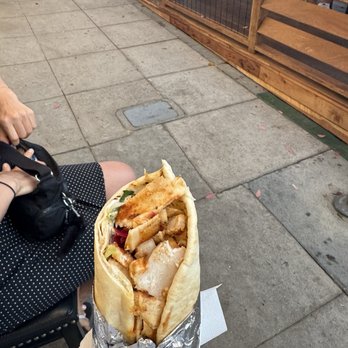Adonis - Chicken Wrap - Mediterranean Near Me - Laguna Beach, California