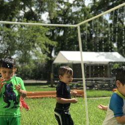 Kid’s Land Christian School - Sprinkler time!