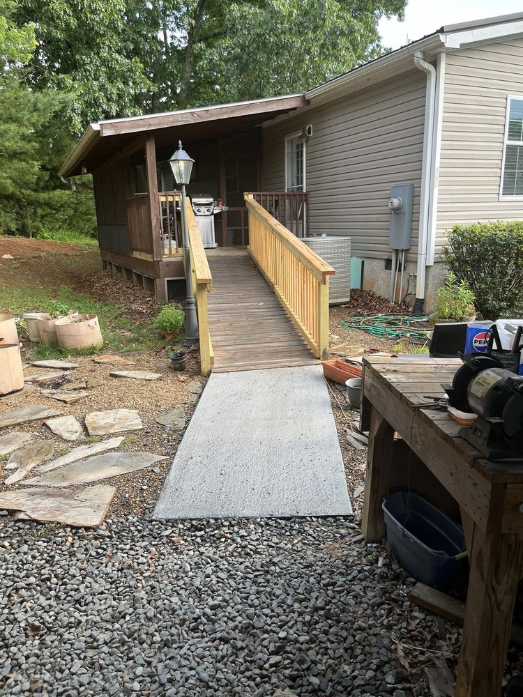 Slide of Mountain man home maintenance