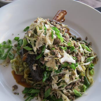 Waterfront Restaurant - Lamb shank with warm lamb salad on top. Unbelievable. - New American Near Me - Sister Bay, Wisconsin Waterfront Restaurant - Lamb shank with warm lamb salad on top. Unbelievable. - New American Near Me - Sister Bay, Wisconsin
