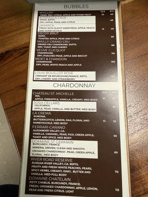 Menu photo 8 Velvet Vine Wine Las Vegas, NV