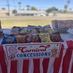 Concession stand sign Concession stand sign