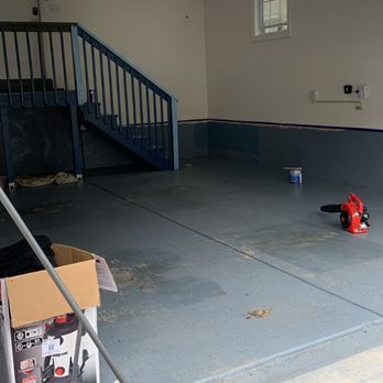 Frankly Clean - Before epoxy painting and sanding - Painters Near Me