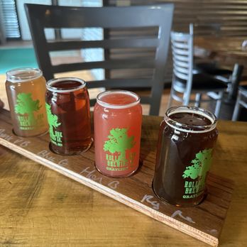 Rolling Oak Brewing - Flight - Breweries Near Me - Grayling, Michigan