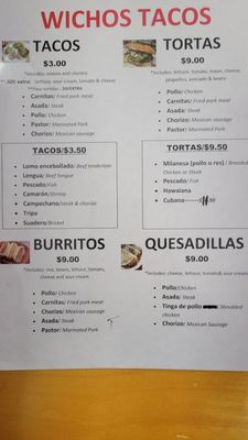 Menu photo 5 Wichos Tacos Indianapolis, IN Menu photo 5 Wichos Tacos Indianapolis, IN