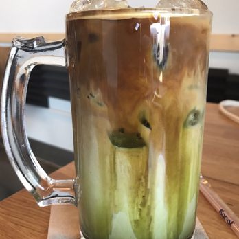 Have Some Coffee - Military Latte (latte with matcha deliciousness) - Coffee & Tea Near Me - Los Angeles, California Have Some Coffee - Military Latte (latte with matcha deliciousness) - Coffee & Tea Near Me - Los Angeles, California