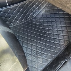 The custom mat that they shoved my honda mat under