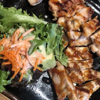 Mikuni - Chicken teriyaki (side of rice not included in picture but the meal does come with it) - Japanese Near Me - Concord, California Mikuni - Chicken teriyaki (side of rice not included in picture but the meal does come with it) - Japanese Near Me - Concord, California