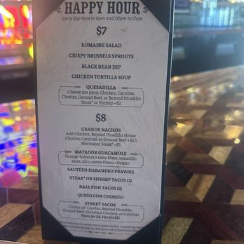 Matador Charleston - Menu - Mexican Near Me - Charleston, South Carolina Matador Charleston - Menu - Mexican Near Me - Charleston, South Carolina