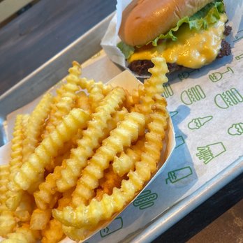 Shake Shack - Cheeseburger with fries - Burgers Near Me - Long Beach, California