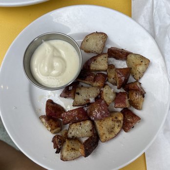 Satsuma Café - Home fry potatoes with aioli - Coffee & Tea Near Me - New Orleans, Louisiana Satsuma Café - Home fry potatoes with aioli - Coffee & Tea Near Me - New Orleans, Louisiana