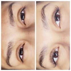 Mystic Moon Esthetics - Before and after classic lash set