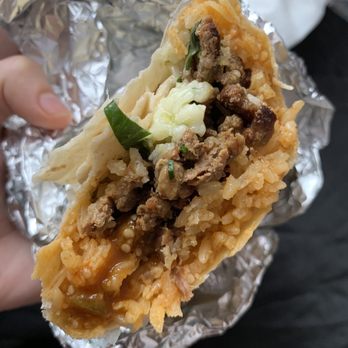 Tacos Las Palmas - Asada burrito no frijoles, crema or cebolla - Tacos Near Me - Richmond, California