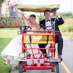 Kelley Stinson Photography - Bride and Groom at the Virginia Beach Boardwalk