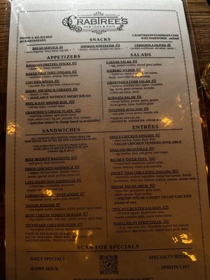 Menu photo 4 Crabtree's NY and Main Huntington, NY