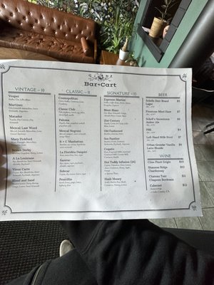 Menu photo 4 Bar Cart Lounge And Restaurant Saint Paul, MN