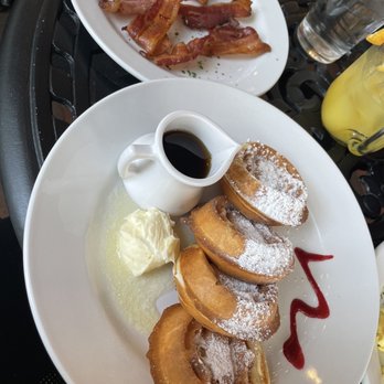Miss Shirley's Cafe, Inner Harbor - Buttermilk Pancakes (4) or Belgian Waffles (4 Mini)*** Applewood - Smoked Bacon - Breakfast & Brunch Near Me - Baltimore, Maryland Miss Shirley's Cafe, Inner Harbor - Buttermilk Pancakes (4) or Belgian Waffles (4 Mini)*** Applewood - Smoked Bacon - Breakfast & Brunch Near Me - Baltimore, Maryland