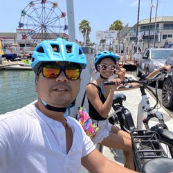Bolt Electric Bike Tours & Rentals - Electric bikes on the ferry to balboa island