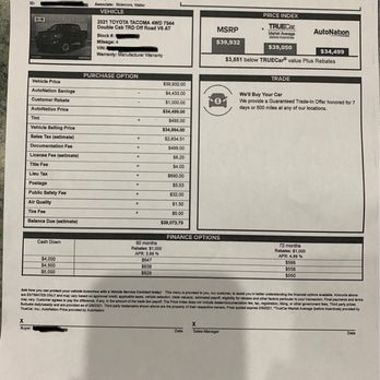 AutoNation Toyota - Offer 2 after we walked... - Auto Parts & Supplies Near Me - Tempe, Arizona AutoNation Toyota - Offer 2 after we walked... - Auto Parts & Supplies Near Me - Tempe, Arizona